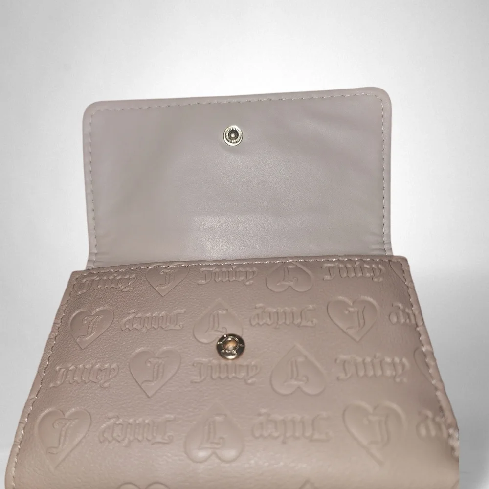 Juicy Couture Cafe Upgrade U Double Sided Trifold Wallet